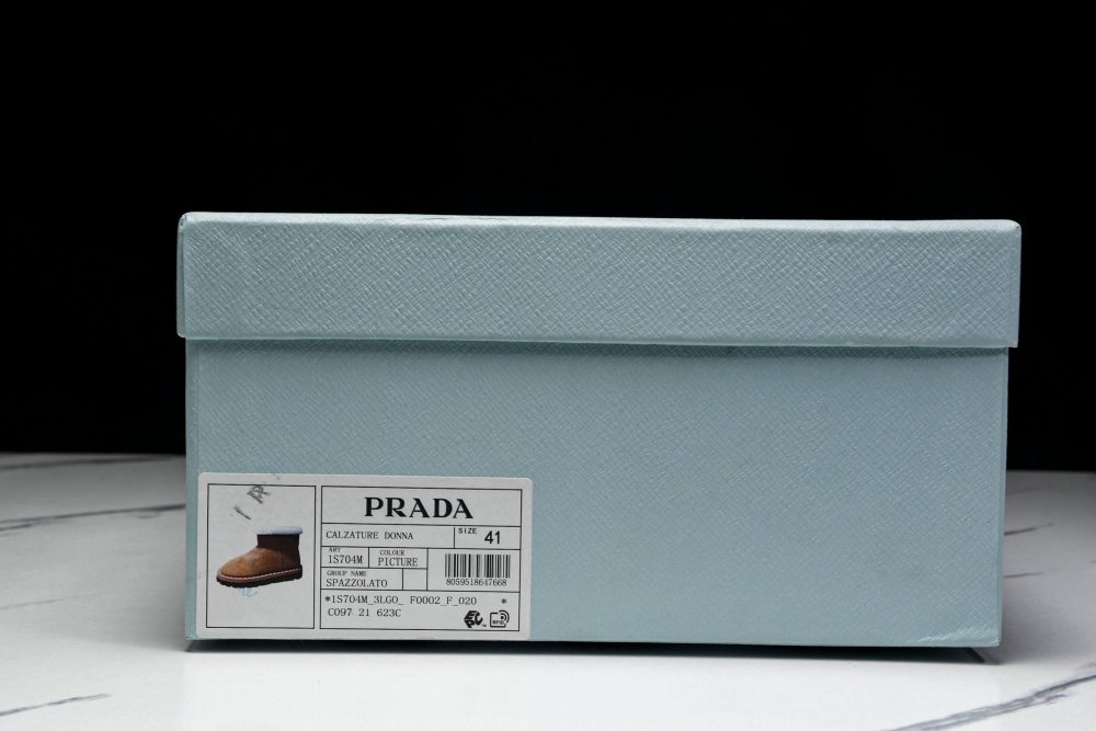Prada Suede Booties 'Brown' - Image 22