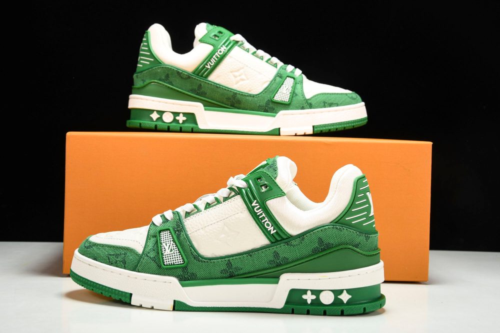 Louis Vuittоп Trainer Low 'Monogram Denim Green' - Image 24