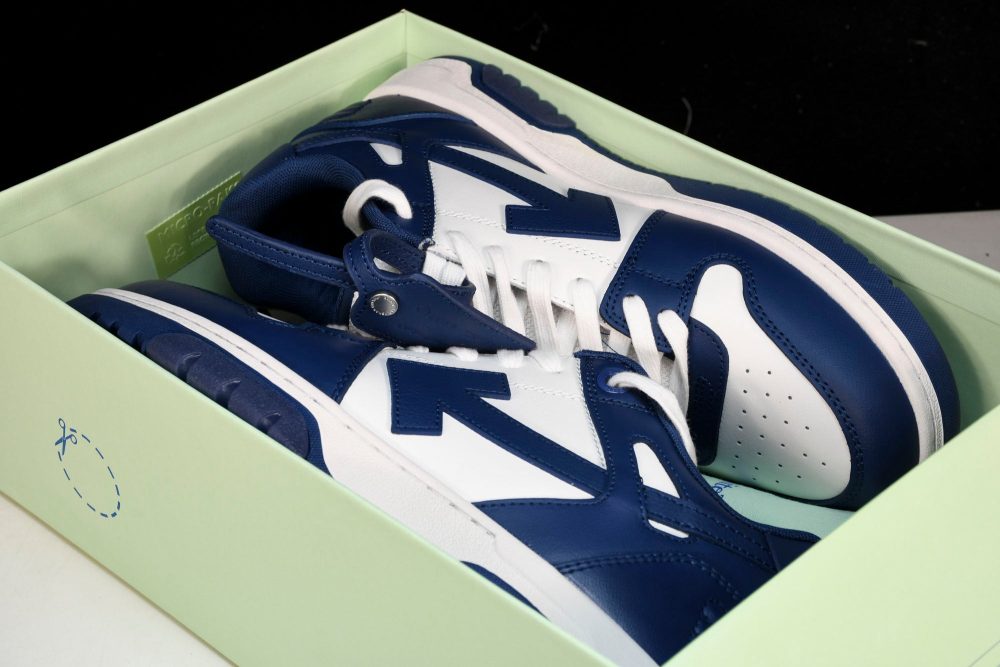 Off-White Out Of Office OOO Low Top 'Dark Blue White' - Image 24