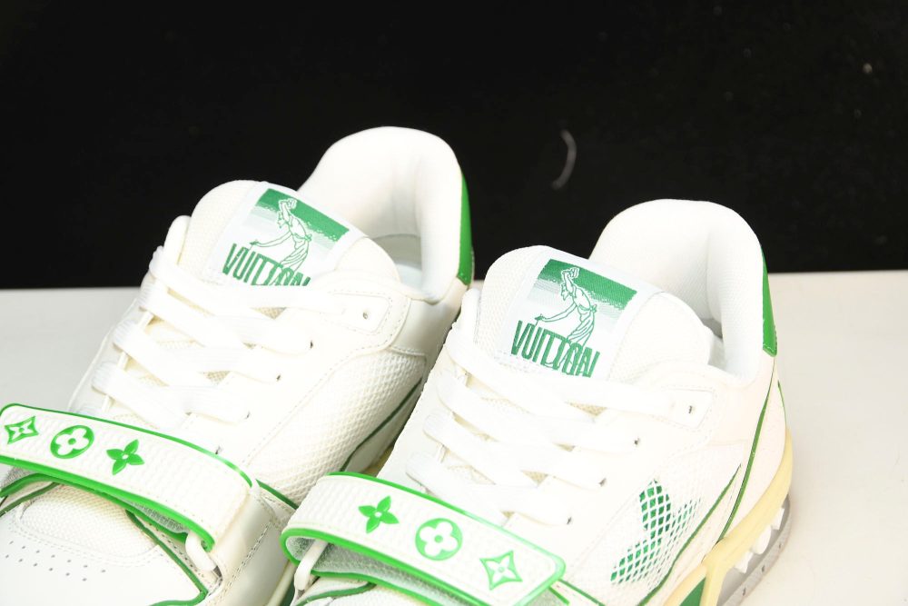 Louis Vuittоп Trainer Low Velcro Strap 'Green Mesh' - Image 24