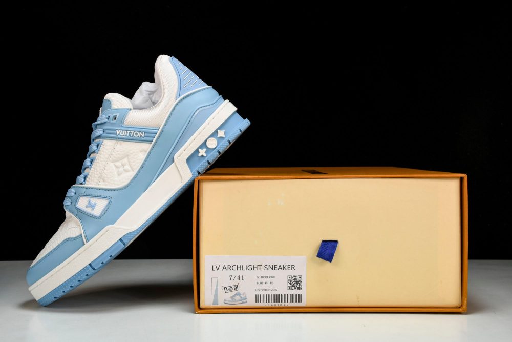 Louis Vuittоп Trainer Low 'White Sky Blue' - Image 25