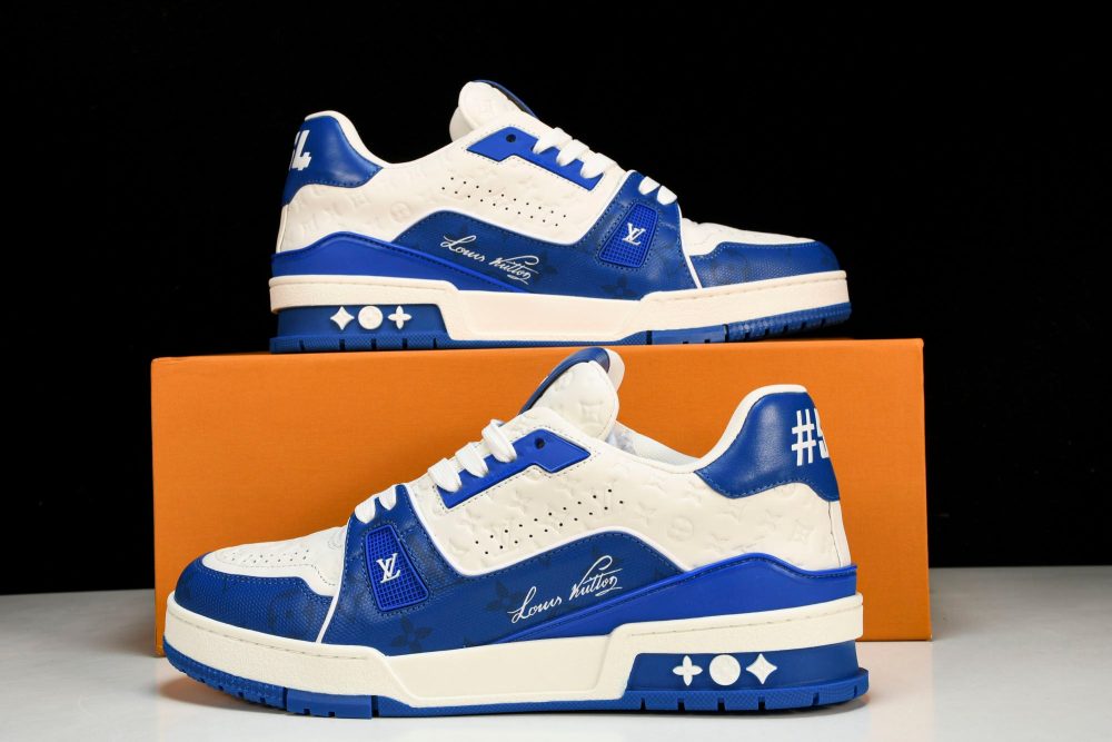 Louis Vuittоп Trainer Low 'Signature Blue' - Image 25