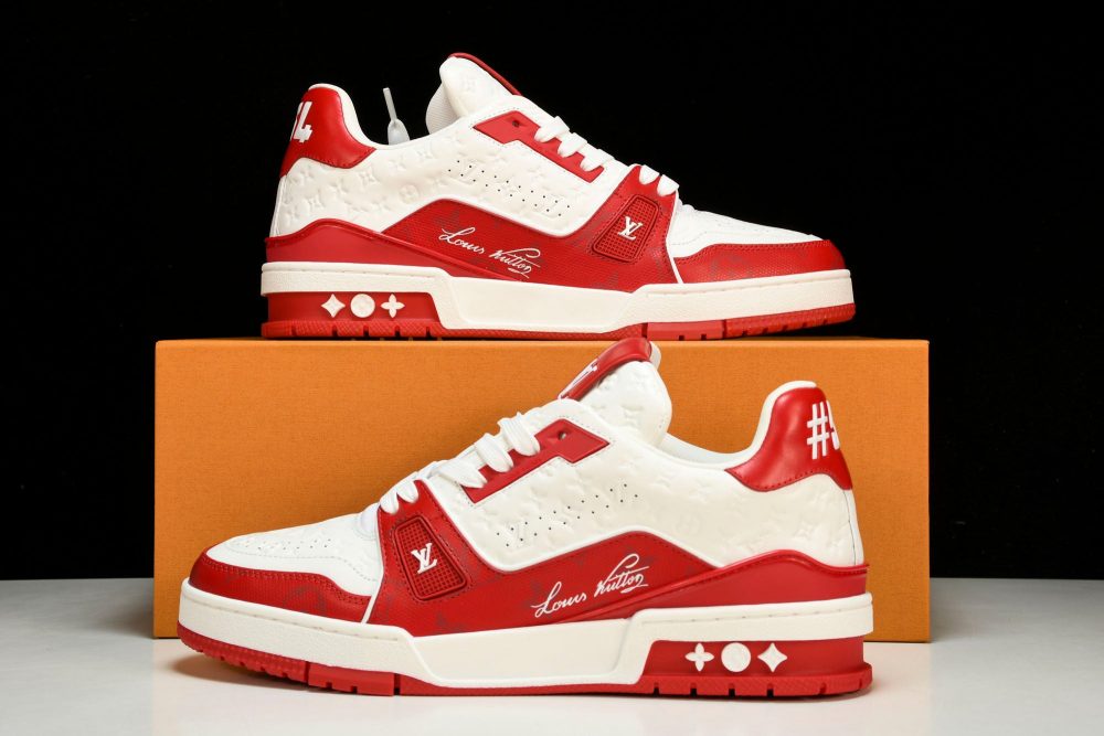 Louis Vuittоп Trainer Low 'Signature Red' - Image 25