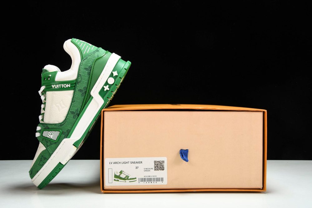 Louis Vuittоп Trainer Low 'Monogram Denim Green' - Image 25