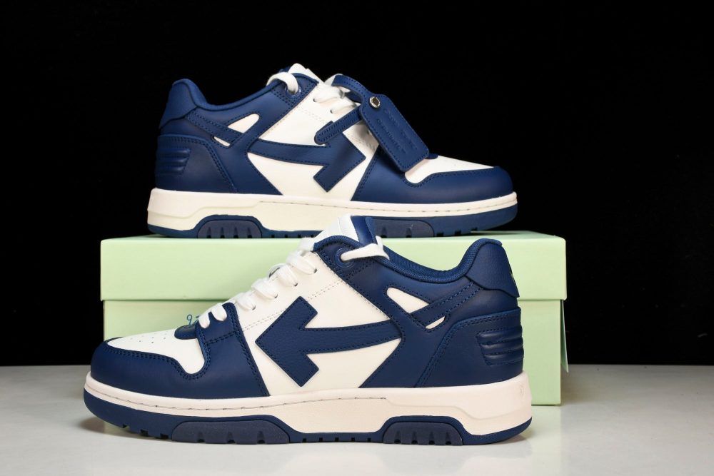 Off-White Out Of Office OOO Low Top 'Dark Blue White' - Image 25