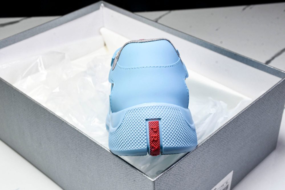 Prada America's Cup Sneaker Soft Rubber 'Light Blue' - Image 27