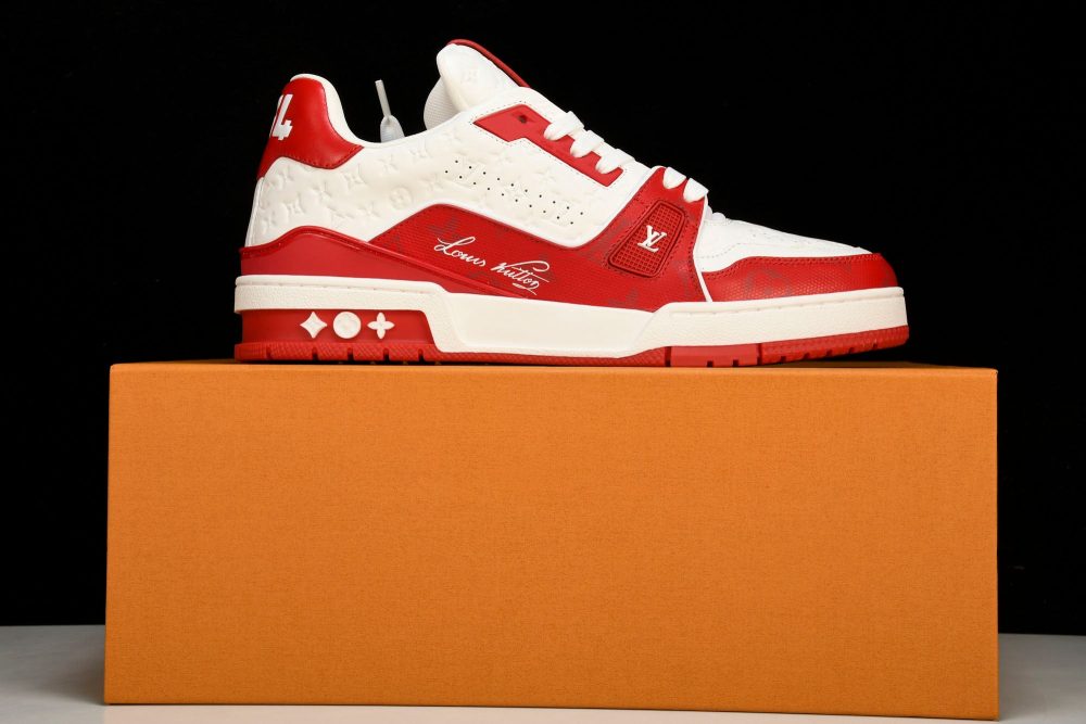 Louis Vuittоп Trainer Low 'Signature Red' - Image 26