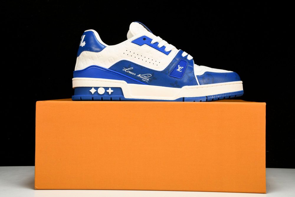 Louis Vuittоп Trainer Low 'Signature Blue' - Image 26