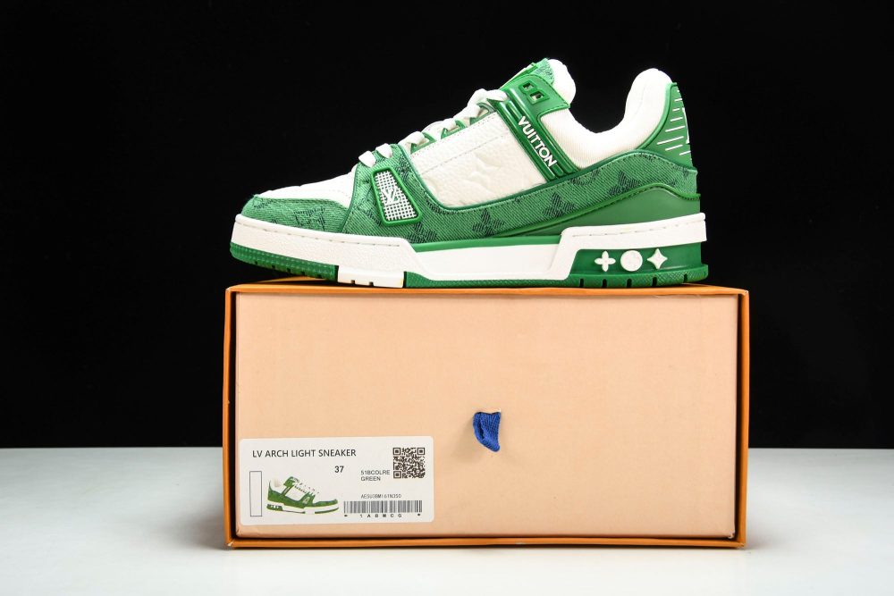Louis Vuittоп Trainer Low 'Monogram Denim Green' - Image 26