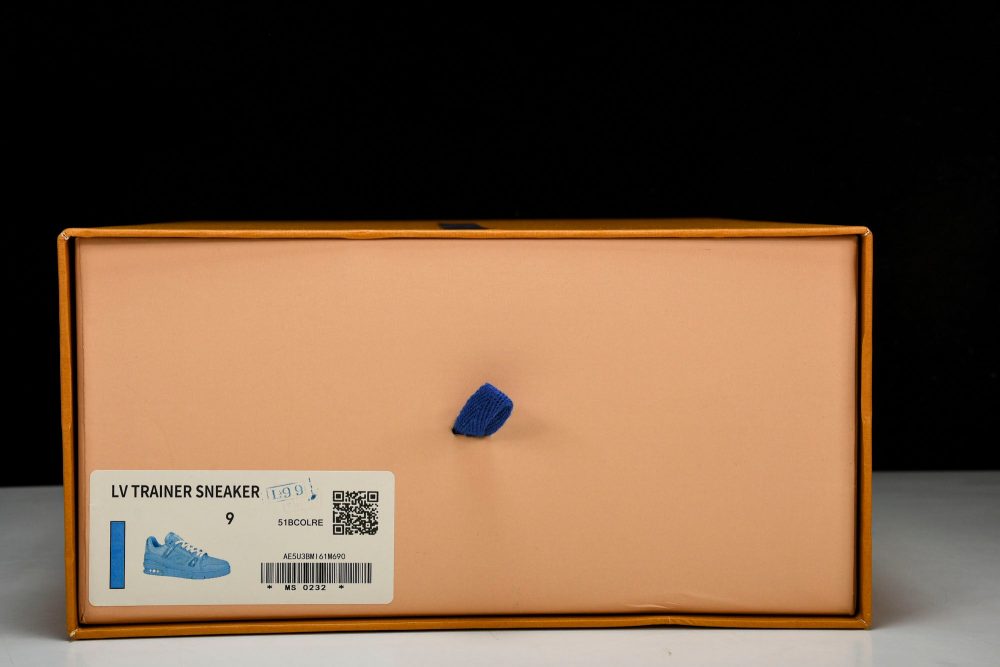 Louis Vuittоп Trainer Low 'Blue Embossed' - Image 26