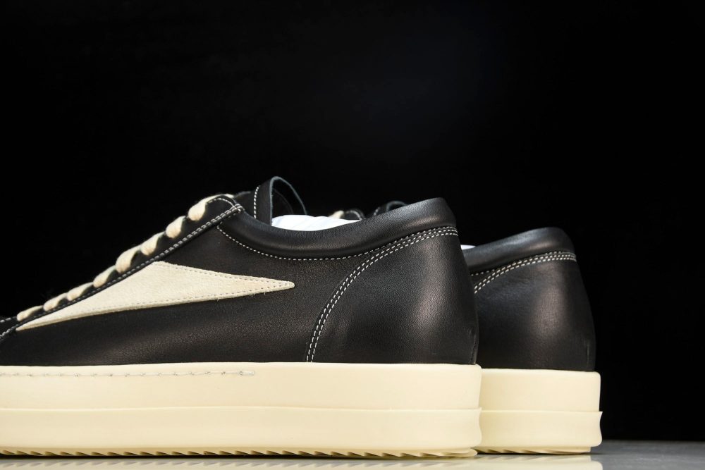 Rick Owens Vintage Sneaks 'Black' - Image 8