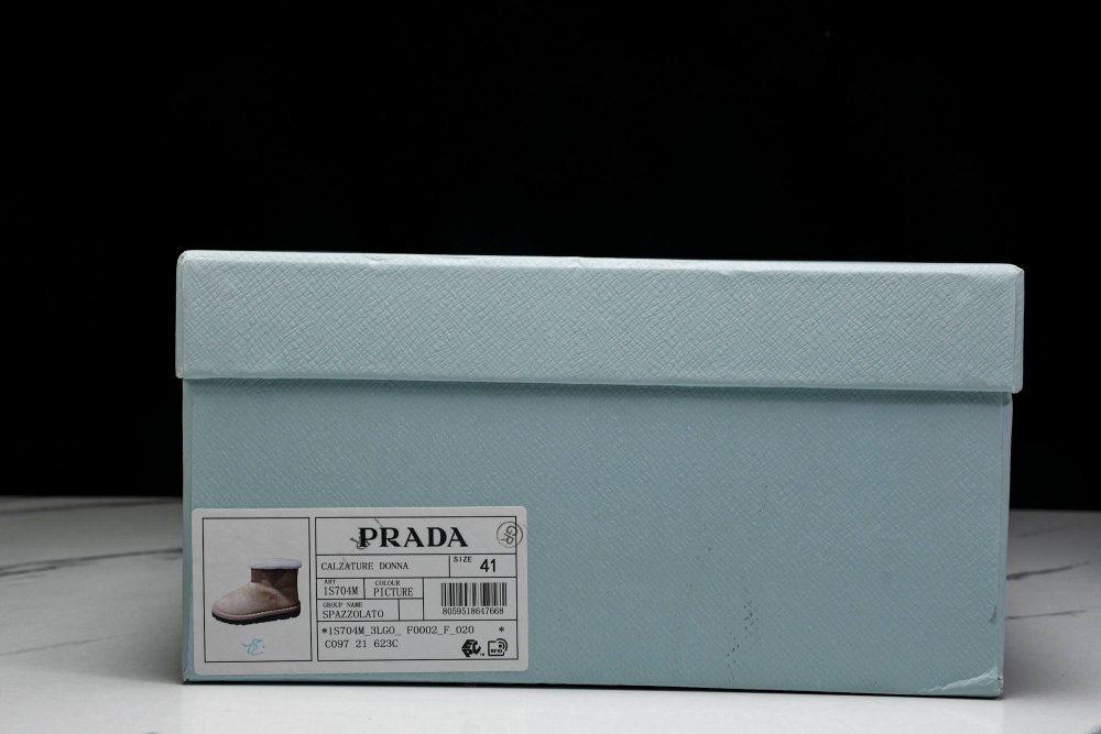Prada Suede Booties 'Beige' - Image 22