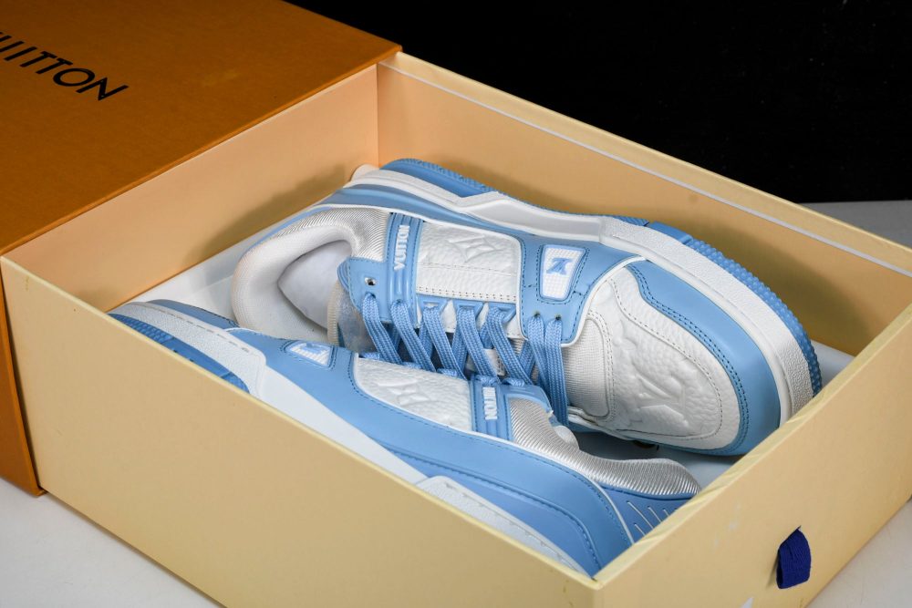 Louis Vuittоп Trainer Low 'White Sky Blue' - Image 27
