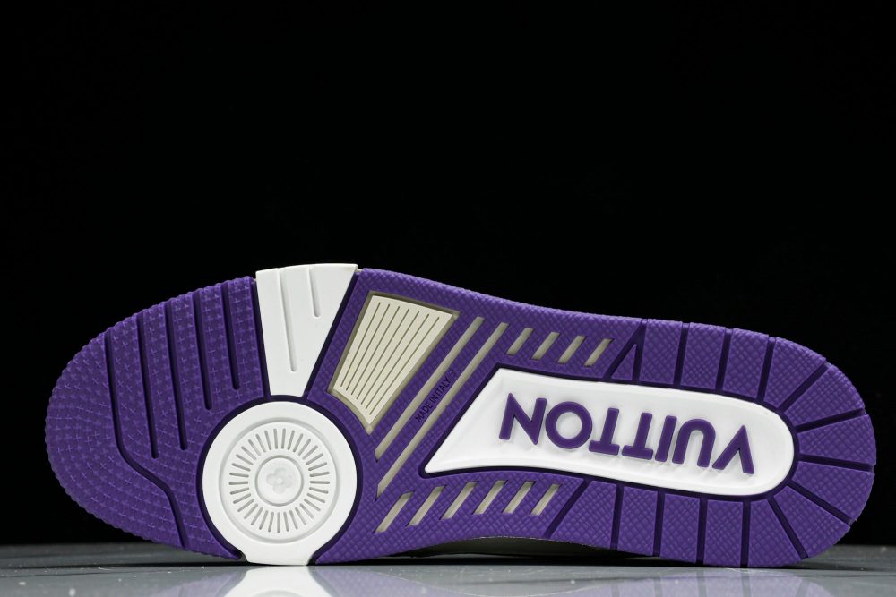 Louis Vuittоп Trainer Low 'Signature White Violet' - Image 5