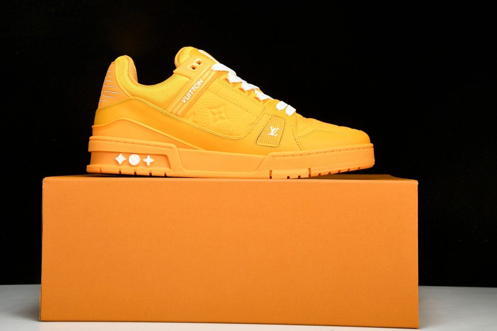 Louis Vuittоп Trainer Low 'Yellow Embossed' - Image 23