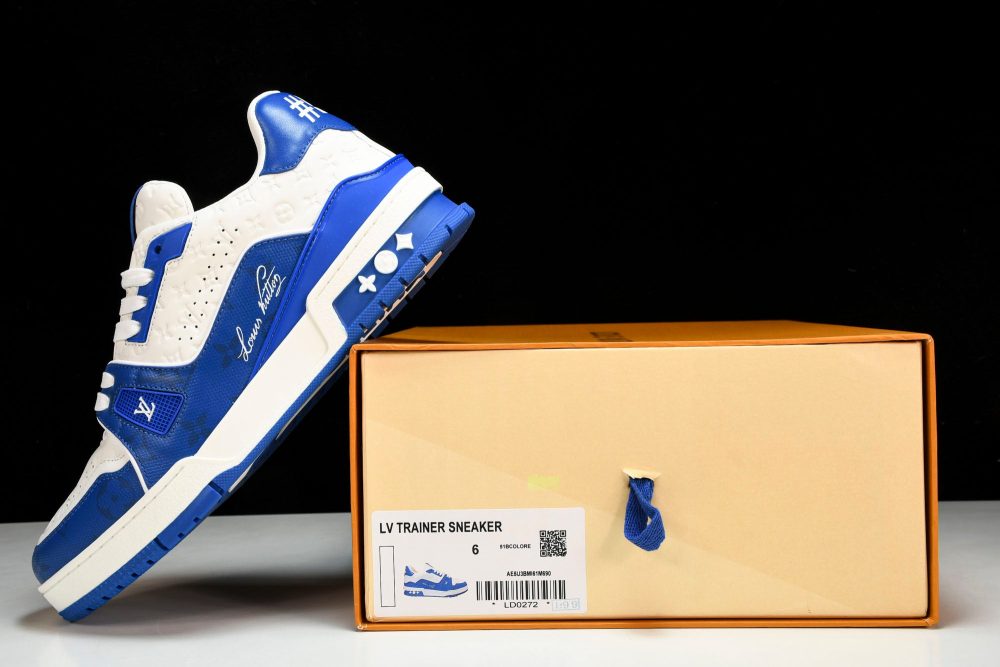 Louis Vuittоп Trainer Low 'Signature Blue' - Image 27