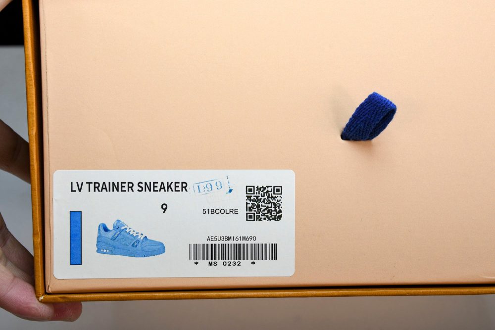 Louis Vuittоп Trainer Low 'Blue Embossed' - Image 30