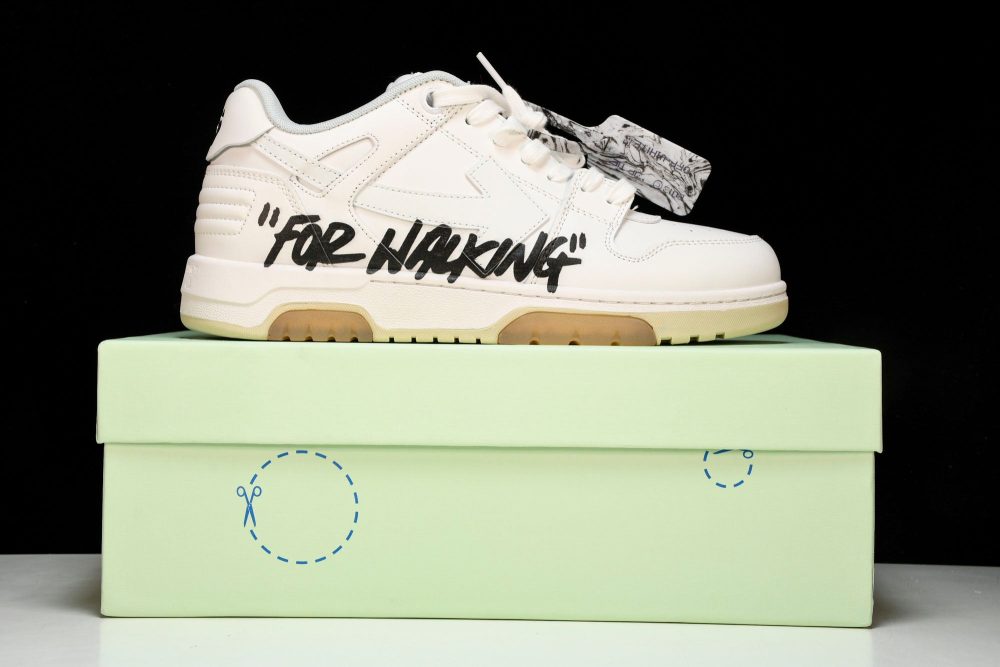 Off-White Out Of Office OOO Low Top "For Walking" - White Black - Image 27