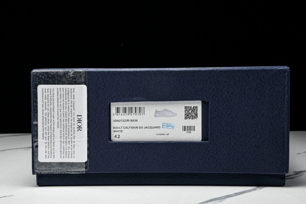 D1or B33 Gravity Leather 'Oblique Triple White' - Image 23