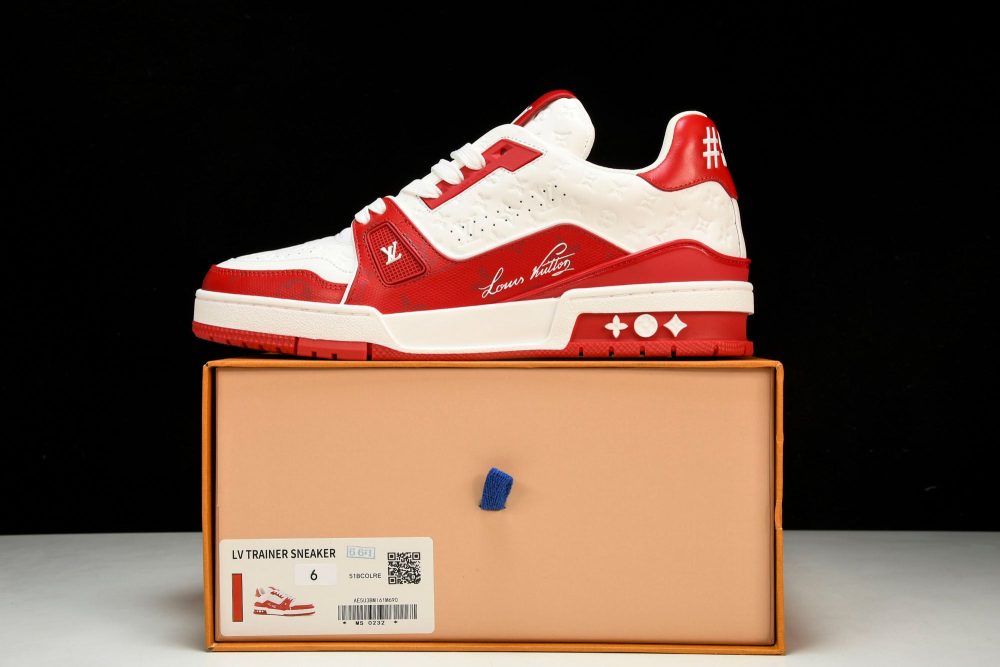 Louis Vuittоп Trainer Low 'Signature Red' - Image 28