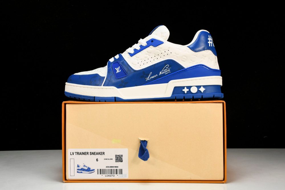 Louis Vuittоп Trainer Low 'Signature Blue' - Image 28