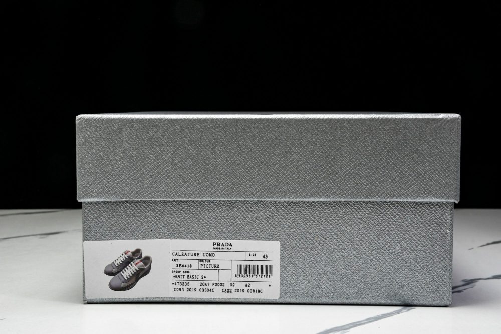 Prada America's Cup Sneaker Soft Rubber 'Steel Grey' - Image 23