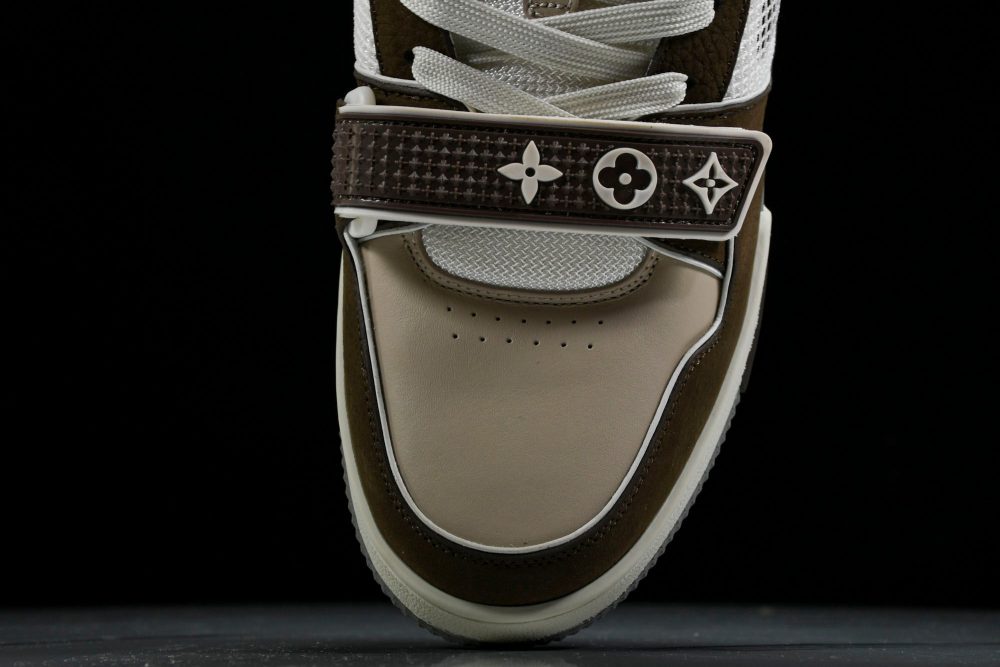 Louis Vuittоп Trainer Low Velcro Strap 'Mocha' - Image 6