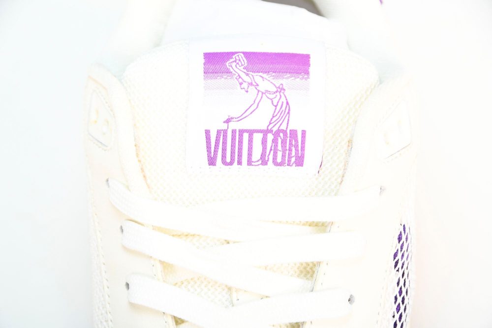 Louis Vuittоп Trainer Low Velcro Strap 'Violet Mesh' - Image 11