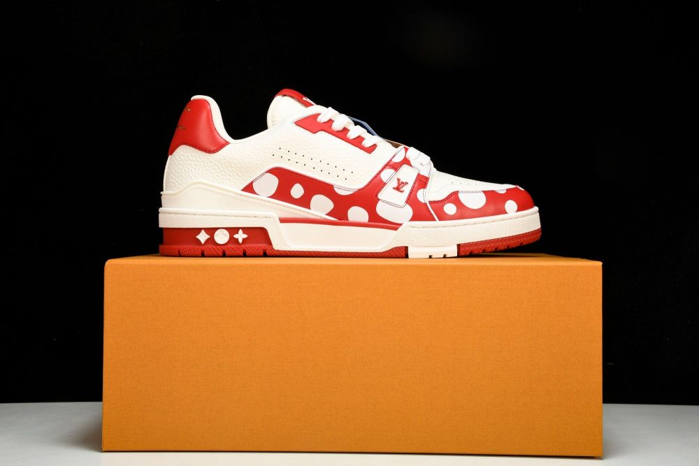 Louis Vuittоп Trainer Low by Yayoi Kusama 'Red' - Image 20