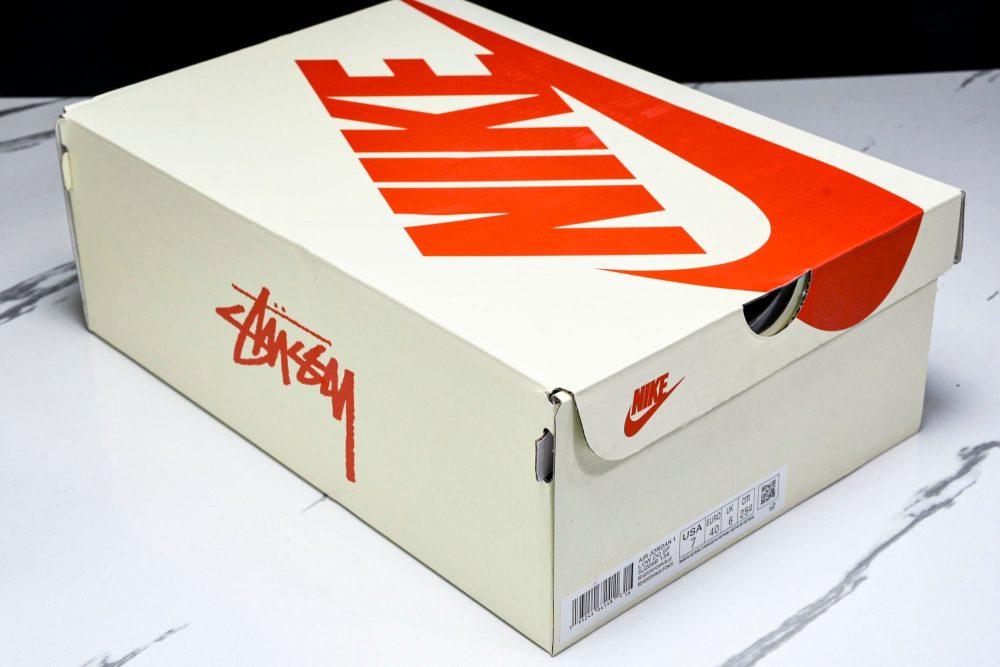 Travis Scott AJ1 Low x Stussy 'White Navy' (Custom) - Image 29