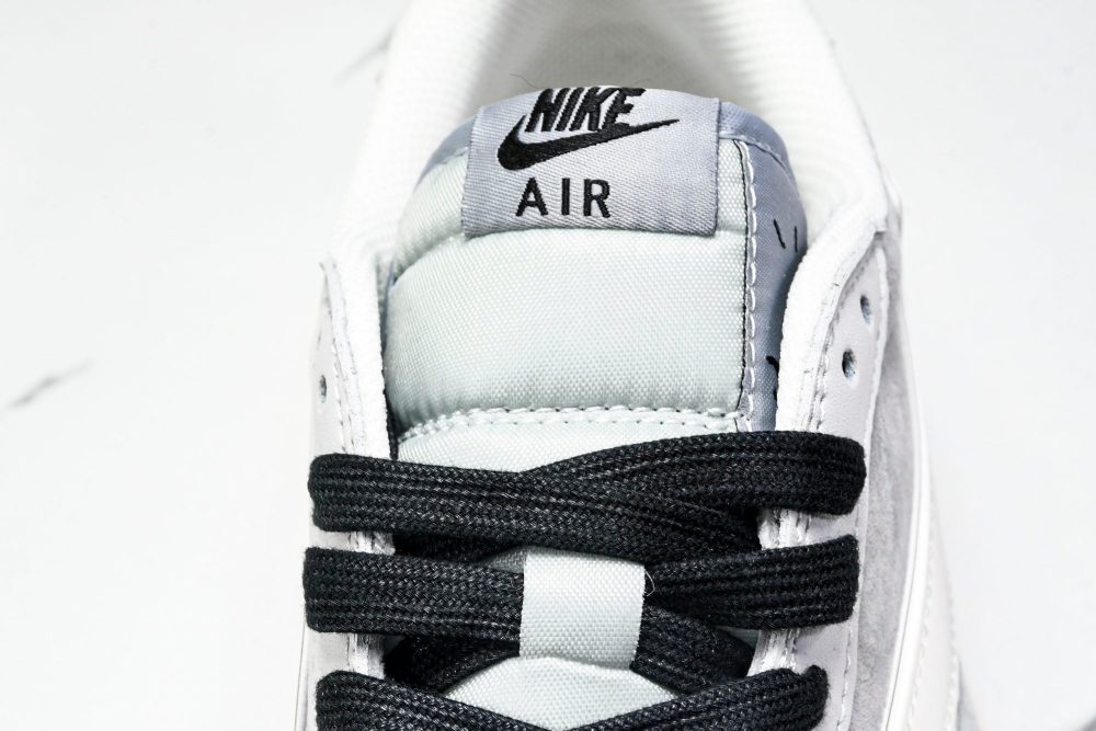 Travis Scott AJ1 Low x Stussy 'Silver Grey' (Custom) - Image 11