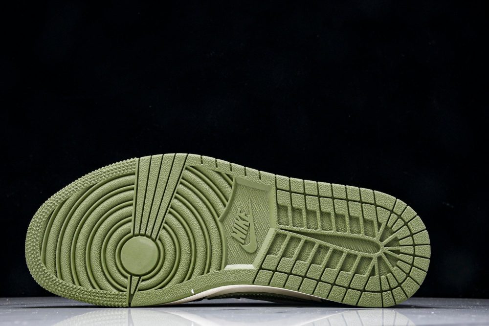 Travis Scott AJ1 Low x Stussy 'Green White' (Custom) - Image 5