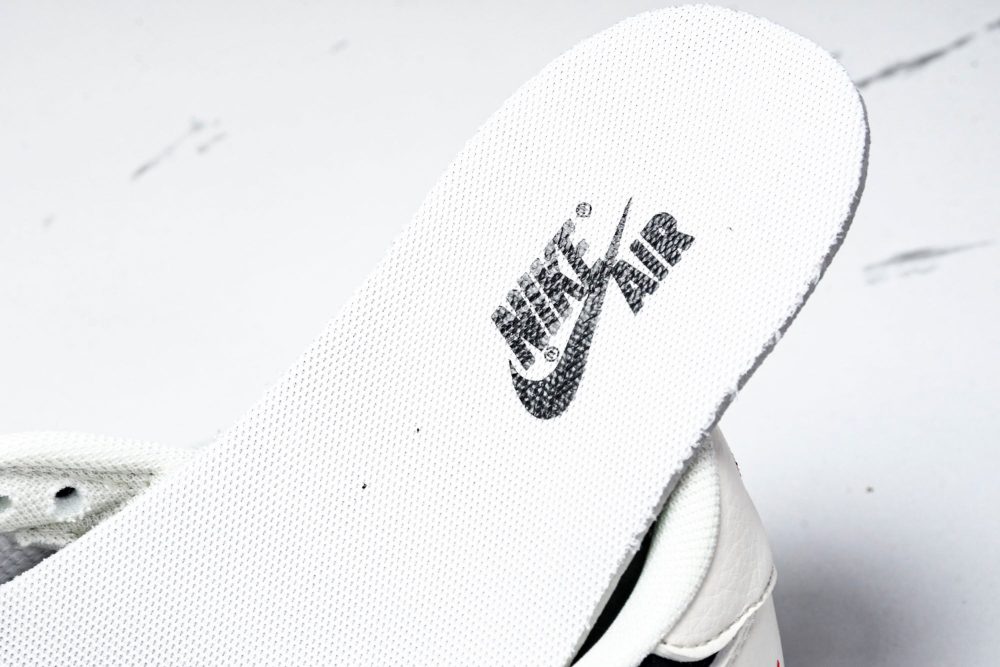 Travis Scott AJ1 Low x Stussy 'White Black Grey Red' (Custom) - Image 14