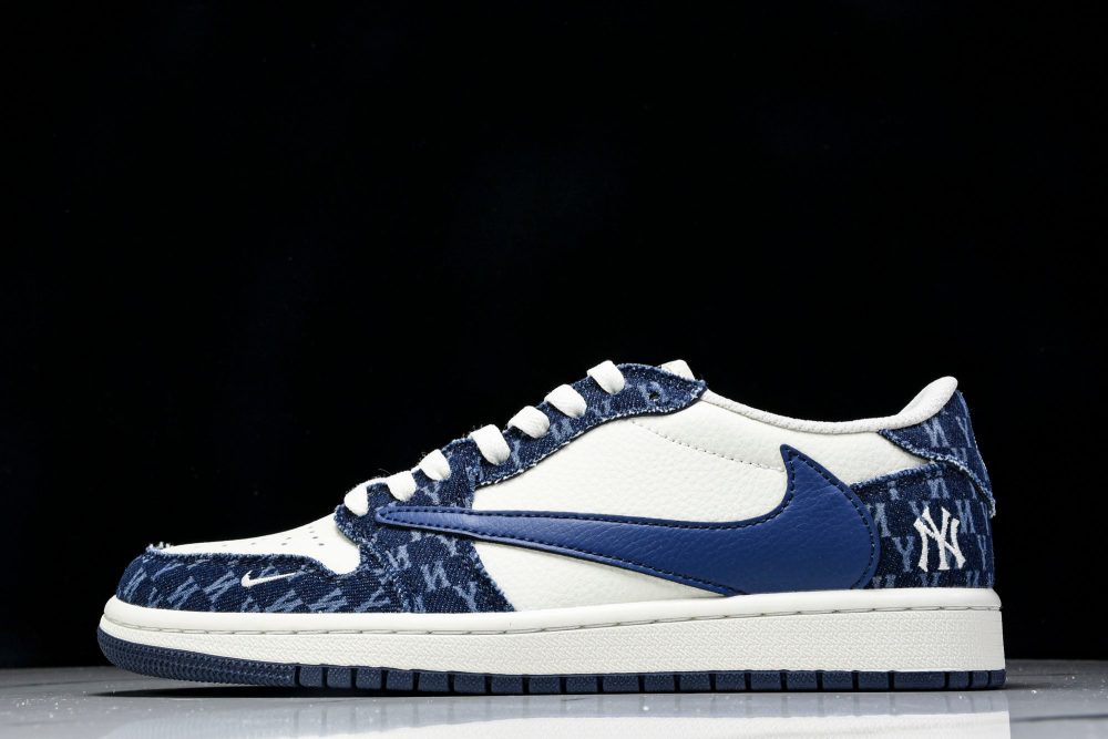 Travis Scott AJ1 Low x NY Yankees (Custom)
