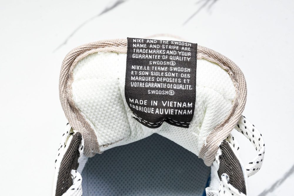 Travis Scott AJ1 Low x BAPE 'White Grey' (Custom) - Image 12