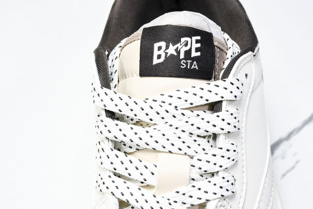Travis Scott AJ1 Low x BAPE 'White Grey' (Custom) - Image 11