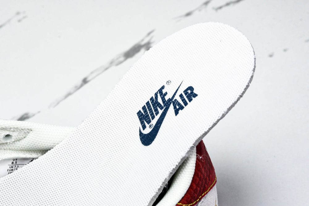 Travis Scott AJ1 Low x Year of The Snake 'White Navy' (Custom) - Image 14