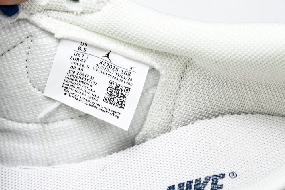 Travis Scott AJ1 Low x Year of The Snake 'White Navy' (Custom) - Image 13