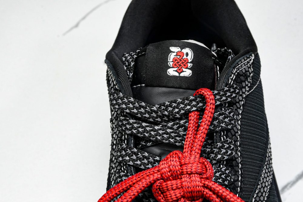 Travis Scott AJ1 Low x Year of The Snake 'Black Red' (Custom) - Image 11