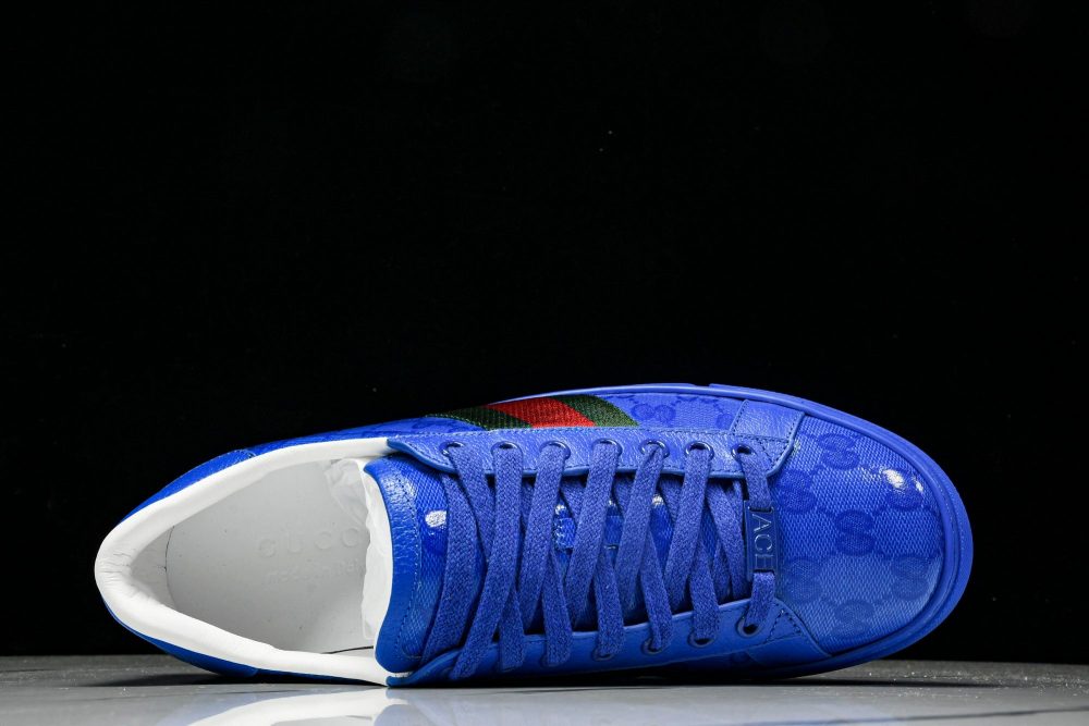 Guссi Ace Web 'Blue Monogram' - Image 4