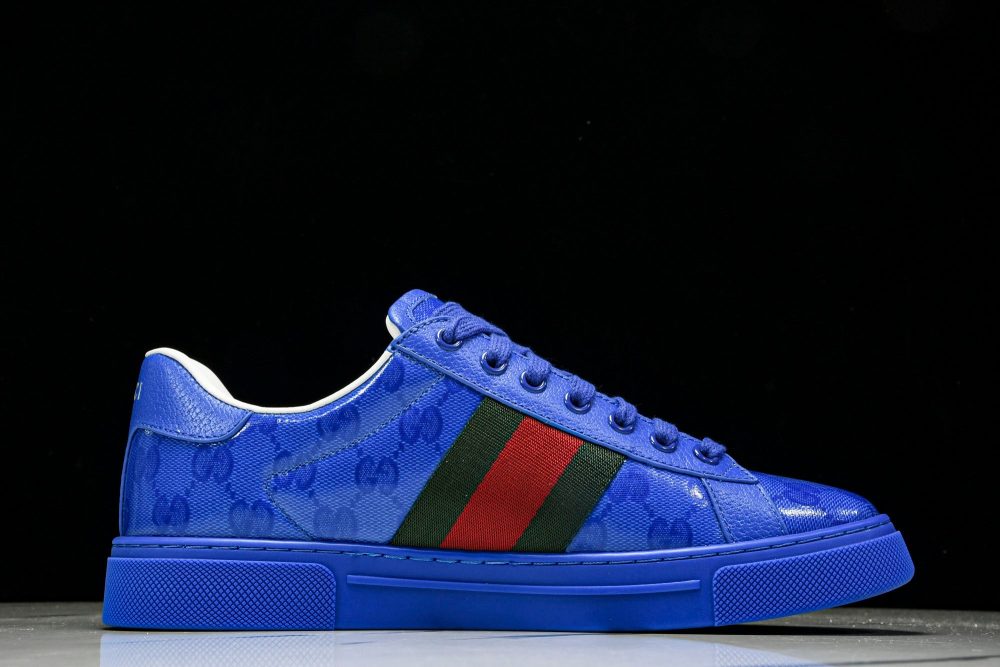 Guссi Ace Web 'Blue Monogram' - Image 3