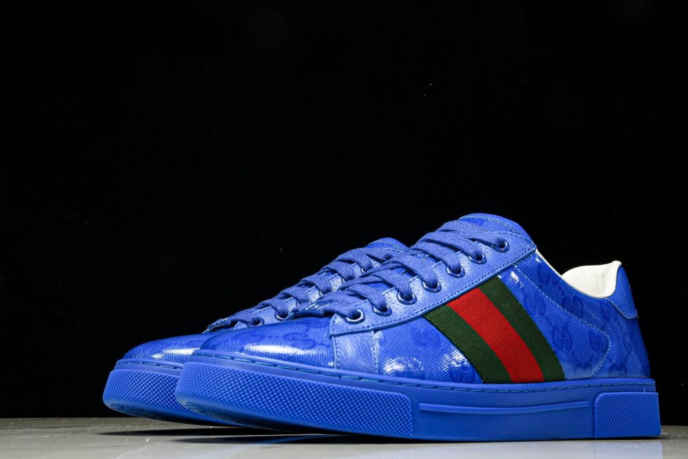 Guссi Ace Web 'Blue Monogram' - Image 2