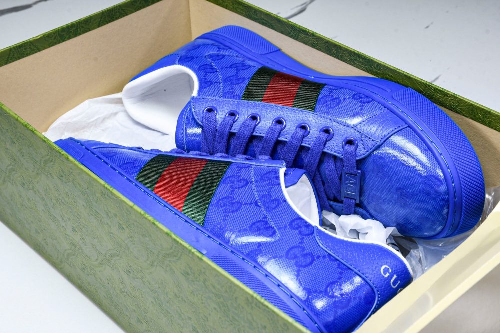 Guссi Ace Web 'Blue Monogram' - Image 35