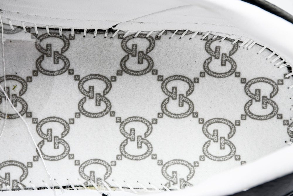 Guссi Ace Web 'Glossy Black Monogram' - Image 14