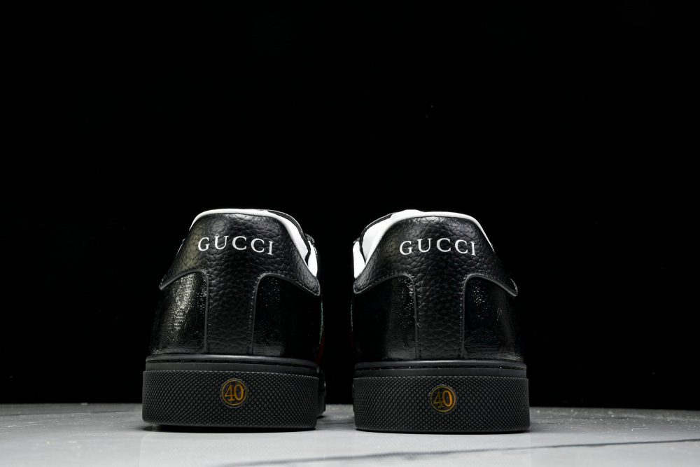 Guссi Ace Web 'Glossy Black Monogram' - Image 7