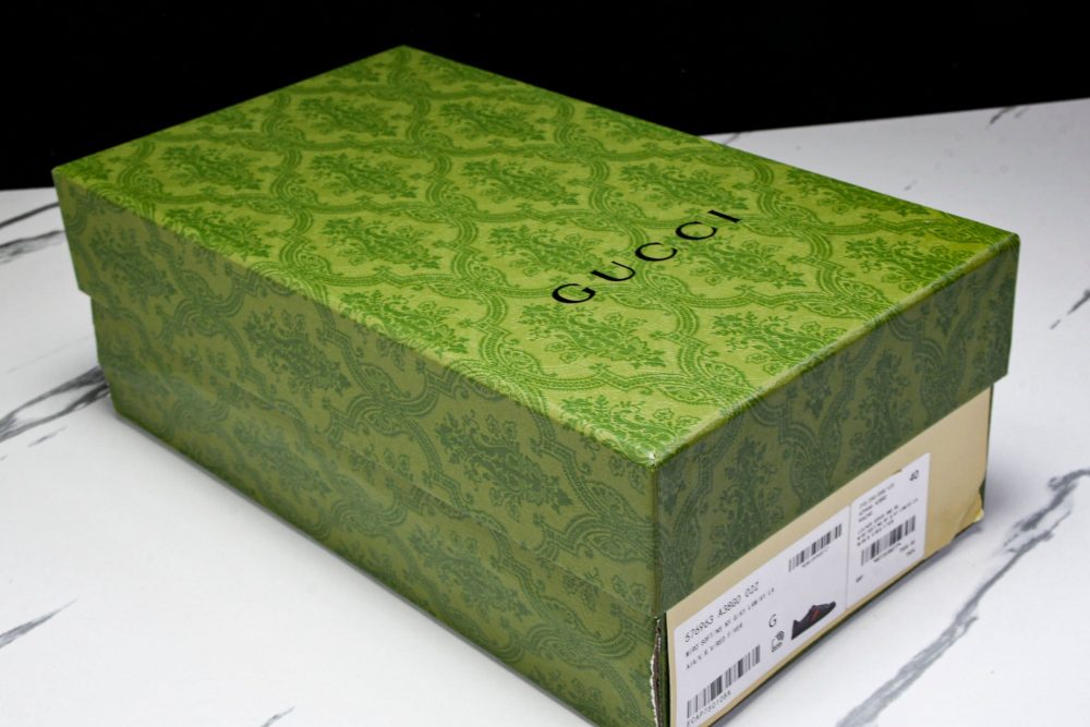 Guссi Ace Web 'Glossy Black Monogram' - Image 32