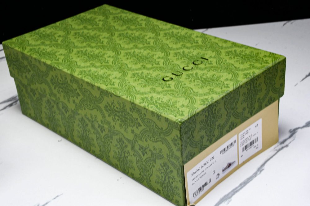 Guссi Ace Web 'Embossed Beige Monogram' - Image 27