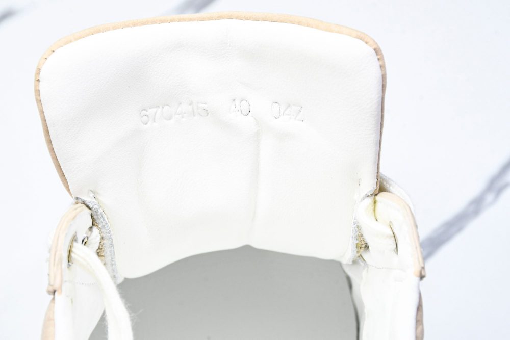 Guссi Ace Web 'Embossed Beige Monogram' - Image 13