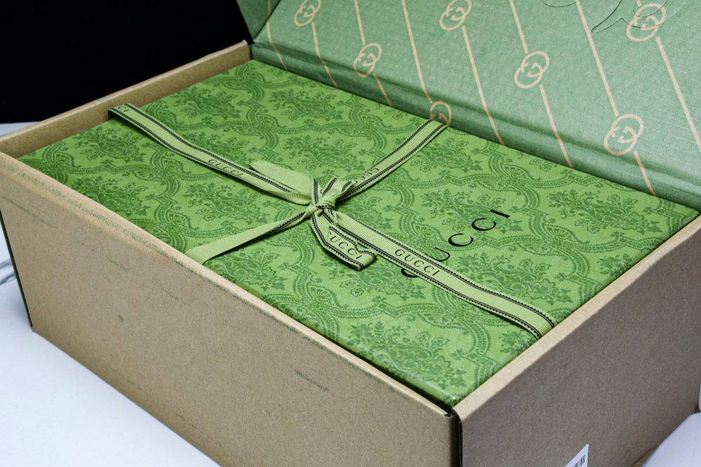 Guссi Ace Web 'Embossed Beige Monogram' - Image 31
