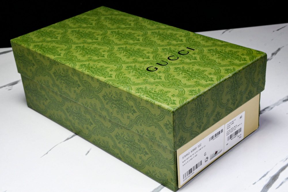 Guссi Ace Web 'Embossed White Monogram' - Image 26